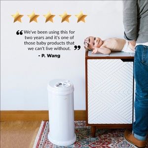 Ubbi Diaper Pail - light gray